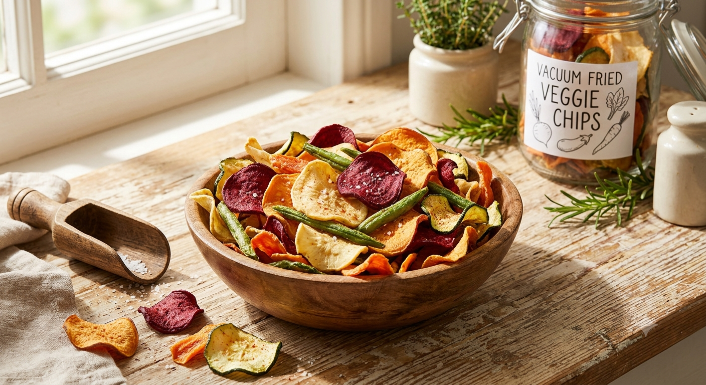 Vacuum Fried Vegetable Chips